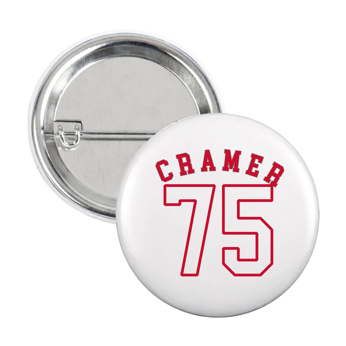 Game Day Button — Shirsey Arch in White
