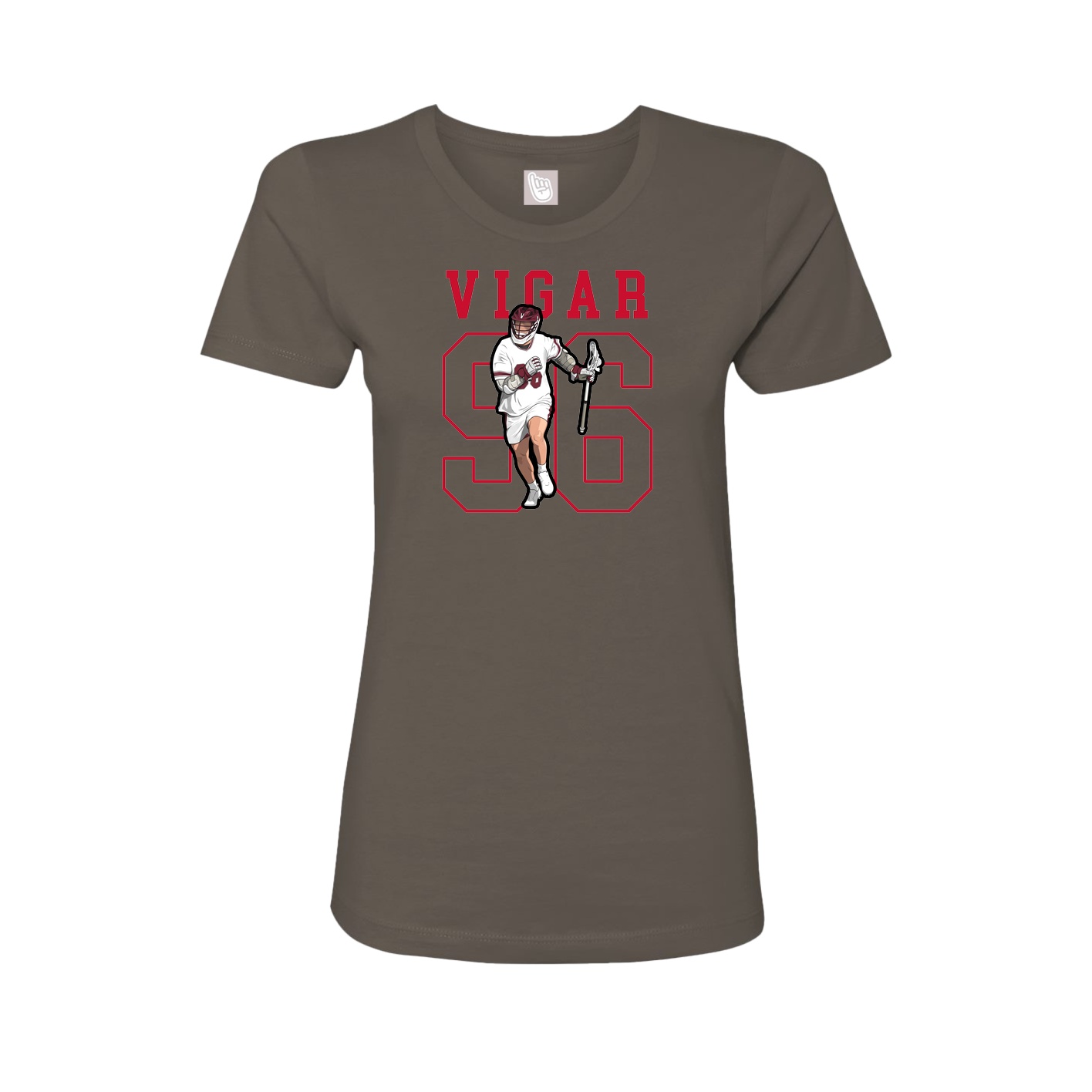 Fitted Women's Tee — Shirsey in Grey