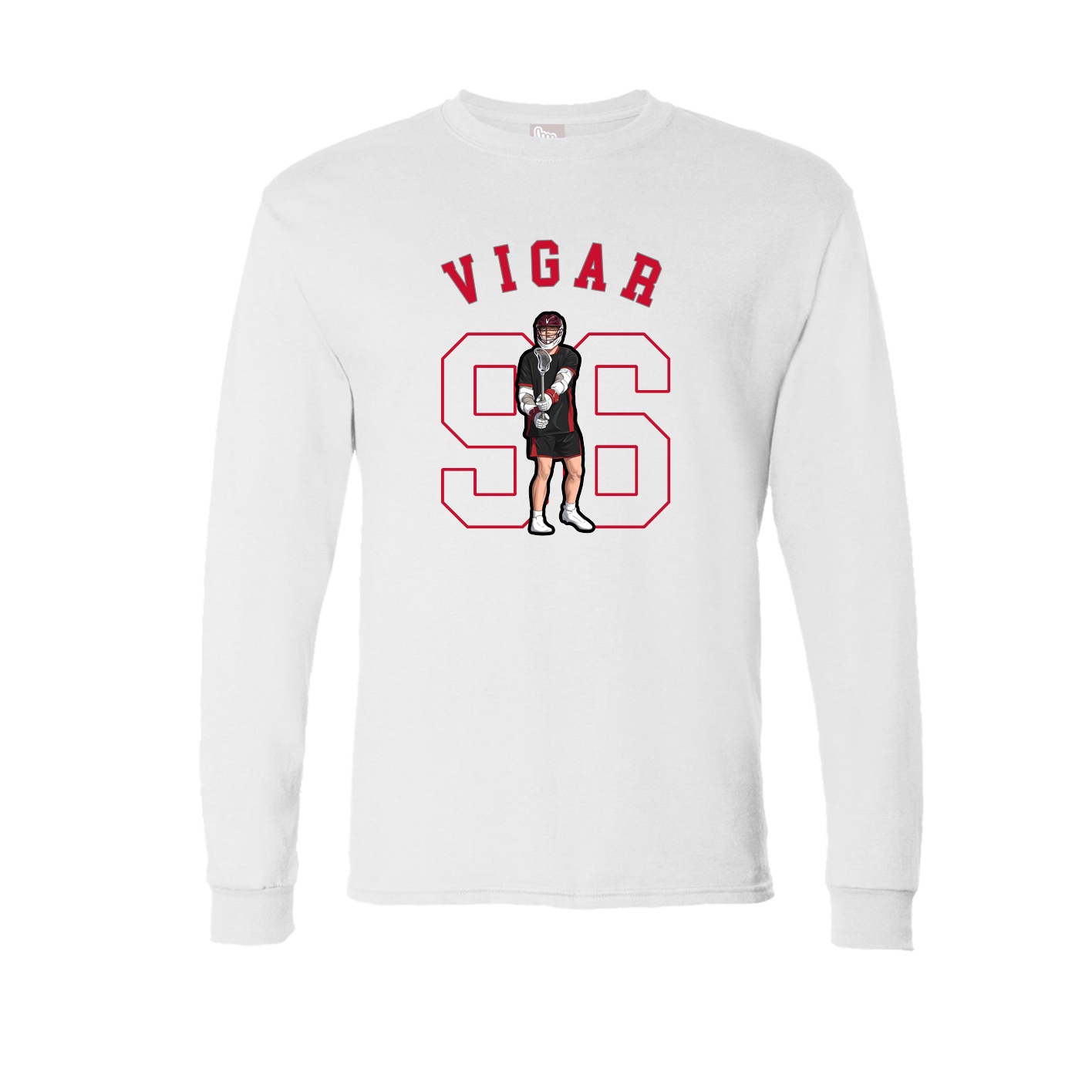 Long Sleeve Tee — Shirsey Arch in White