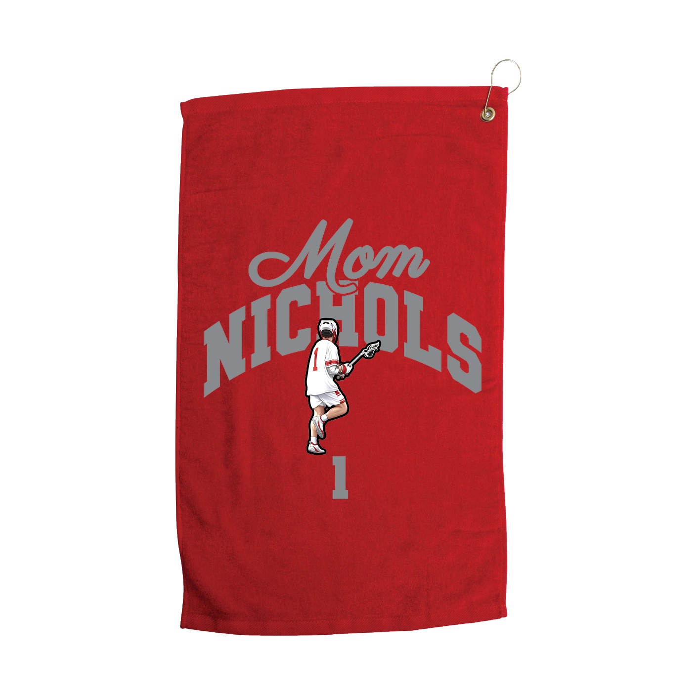 Golf Towel — Mothers Day Arch in Red