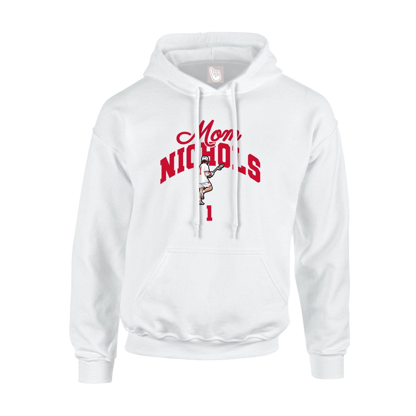 Youth Hoodie — Mothers Day Arch in White
