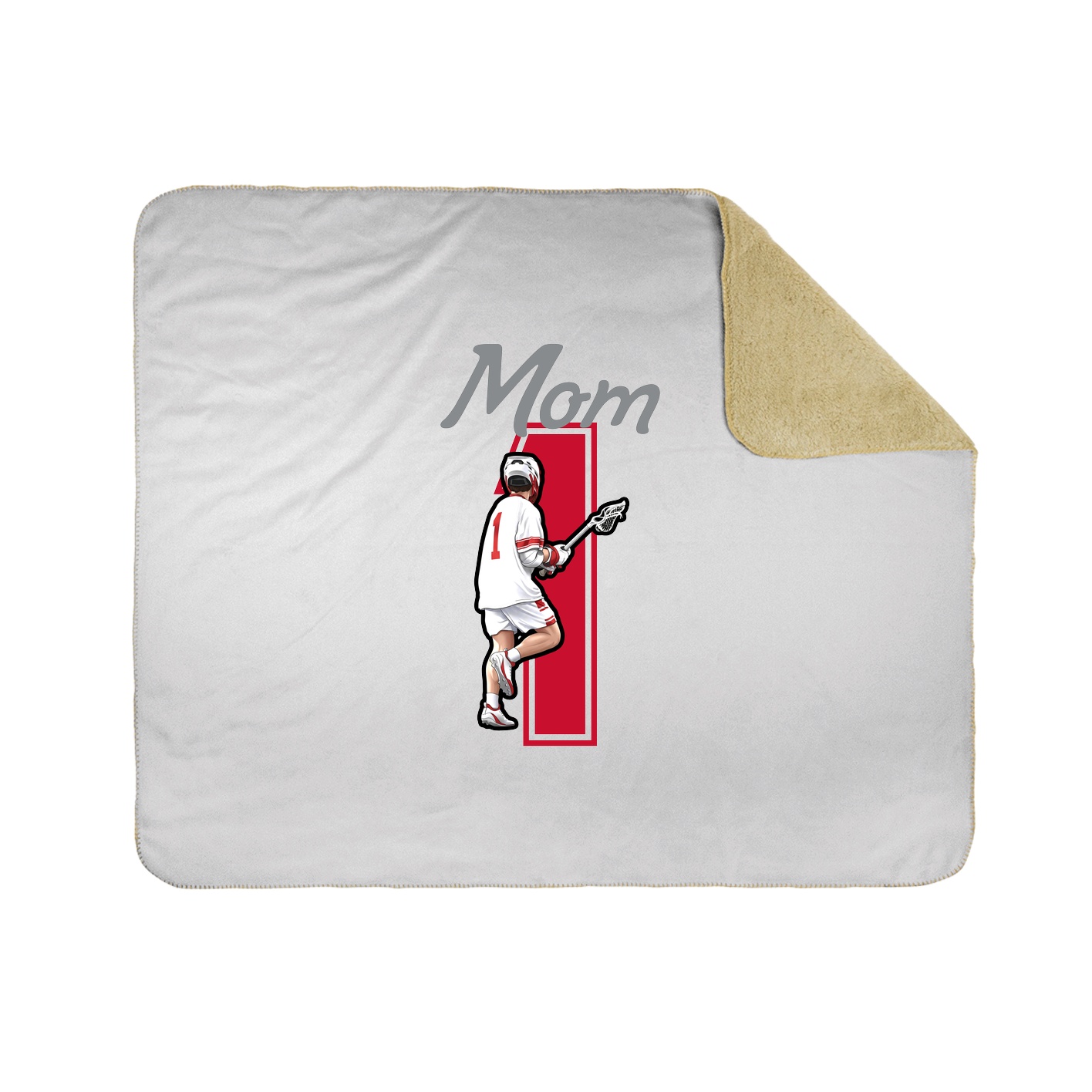 Throw Blanket — Mothers Day Shirsey in White