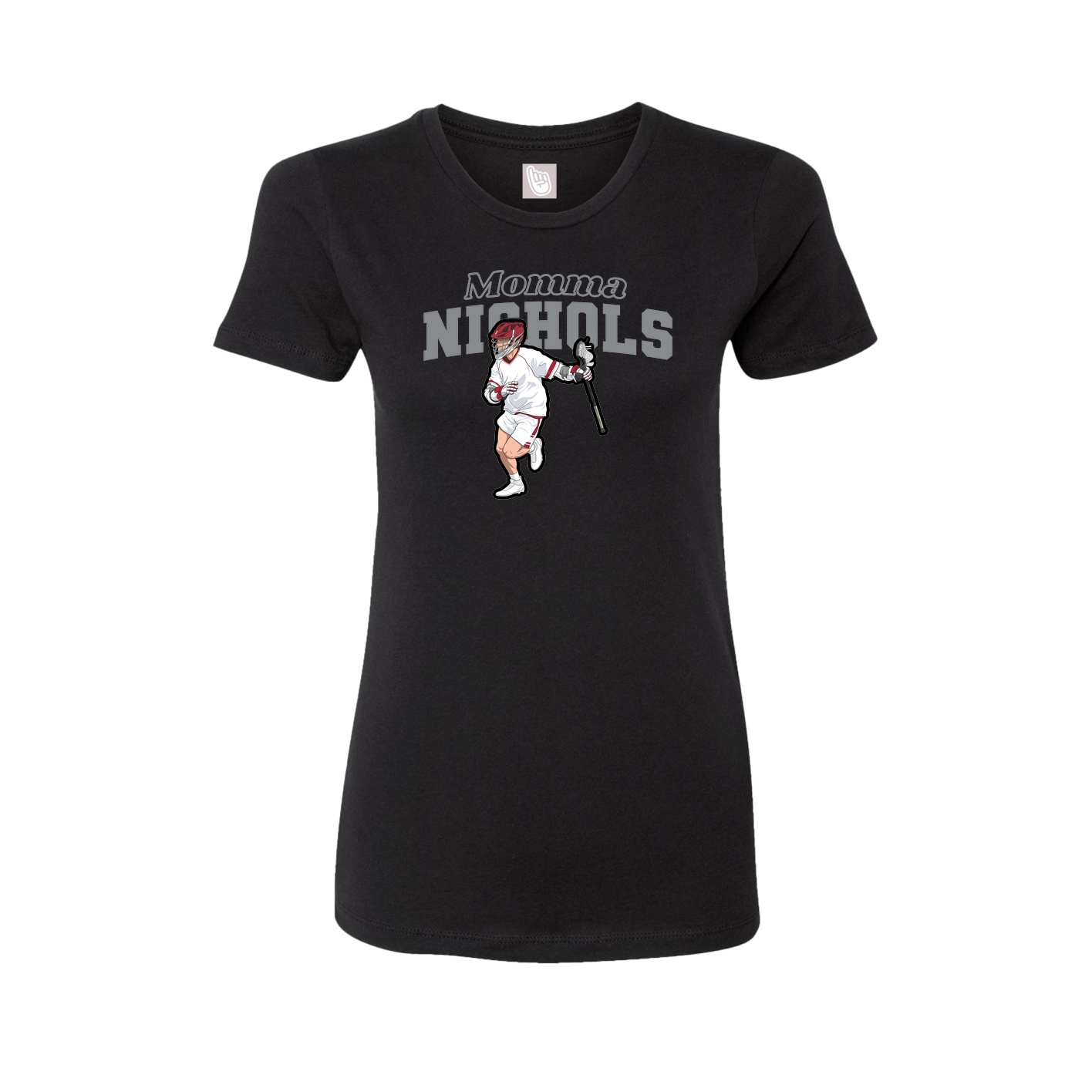 Womens Tee — Mothers Day Block in Black