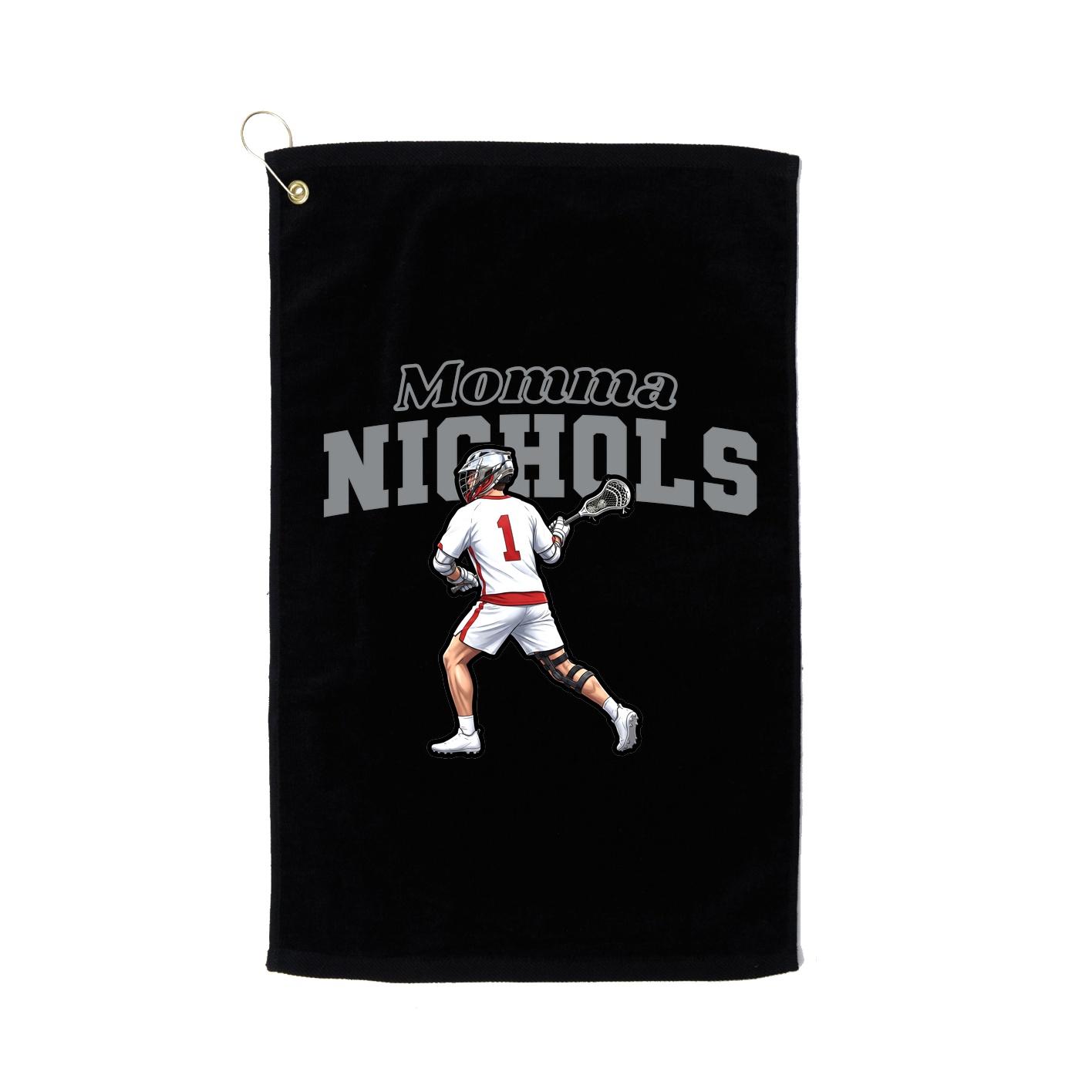 Golf Towel — Mothers Day Block in Black
