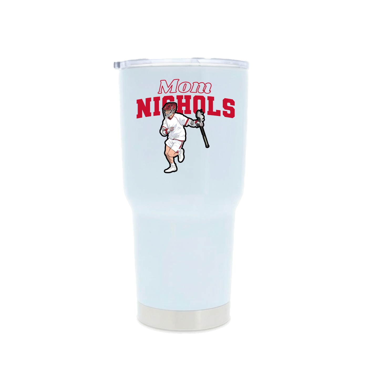 30oz Stainless Steel Tumbler — Mothers Day Block in White