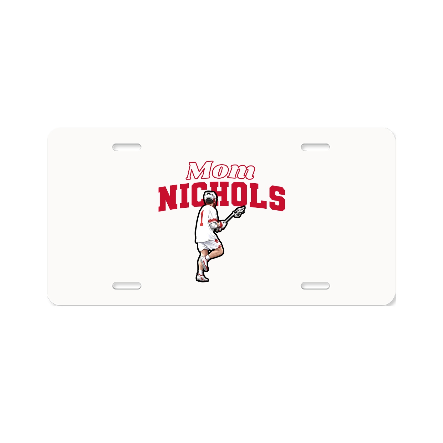 License Plate — Mothers Day Block in Classic