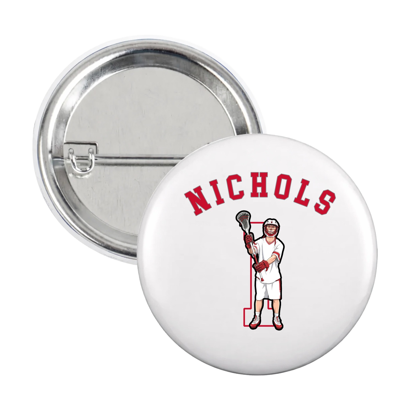 Game Day Button — Shirsey Arch in White