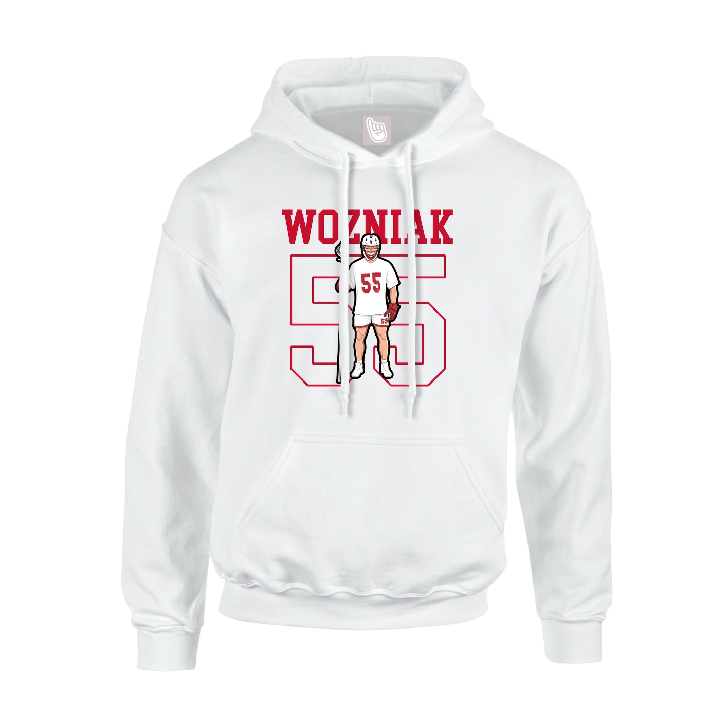 Hoodie — Shirsey in White