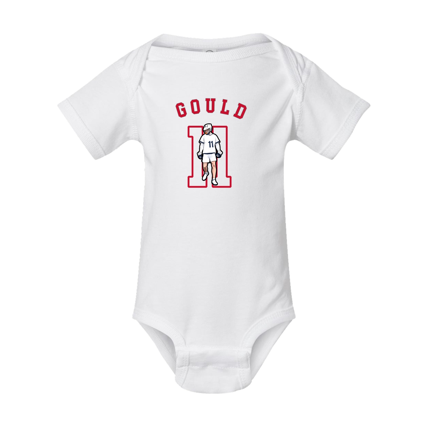 Baby Onesie — Shirsey Arch in White