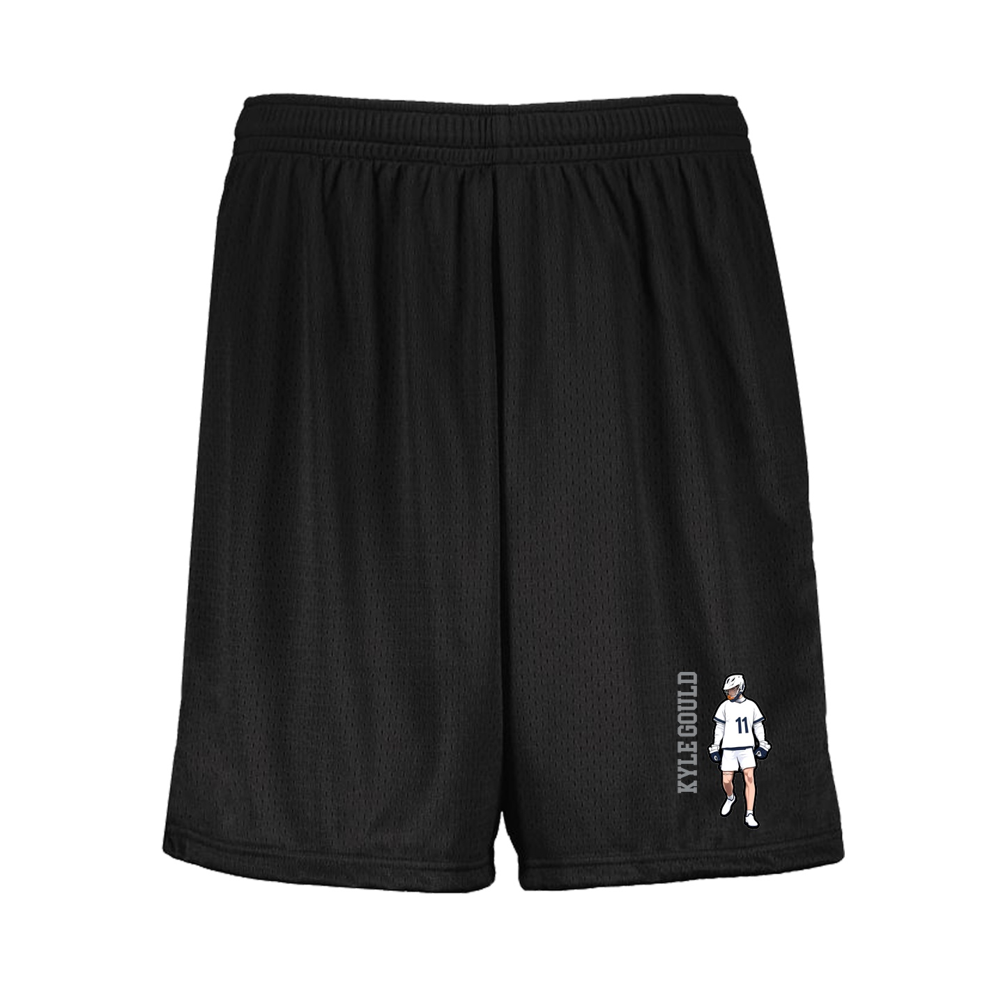 Shorts — Name Vertical in Black