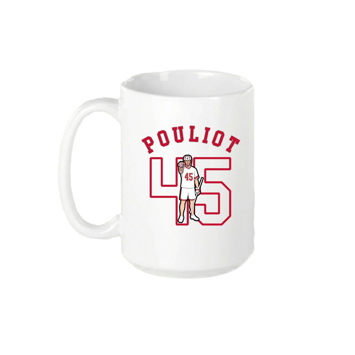15oz Coffee Mug — Shirsey Arch in White