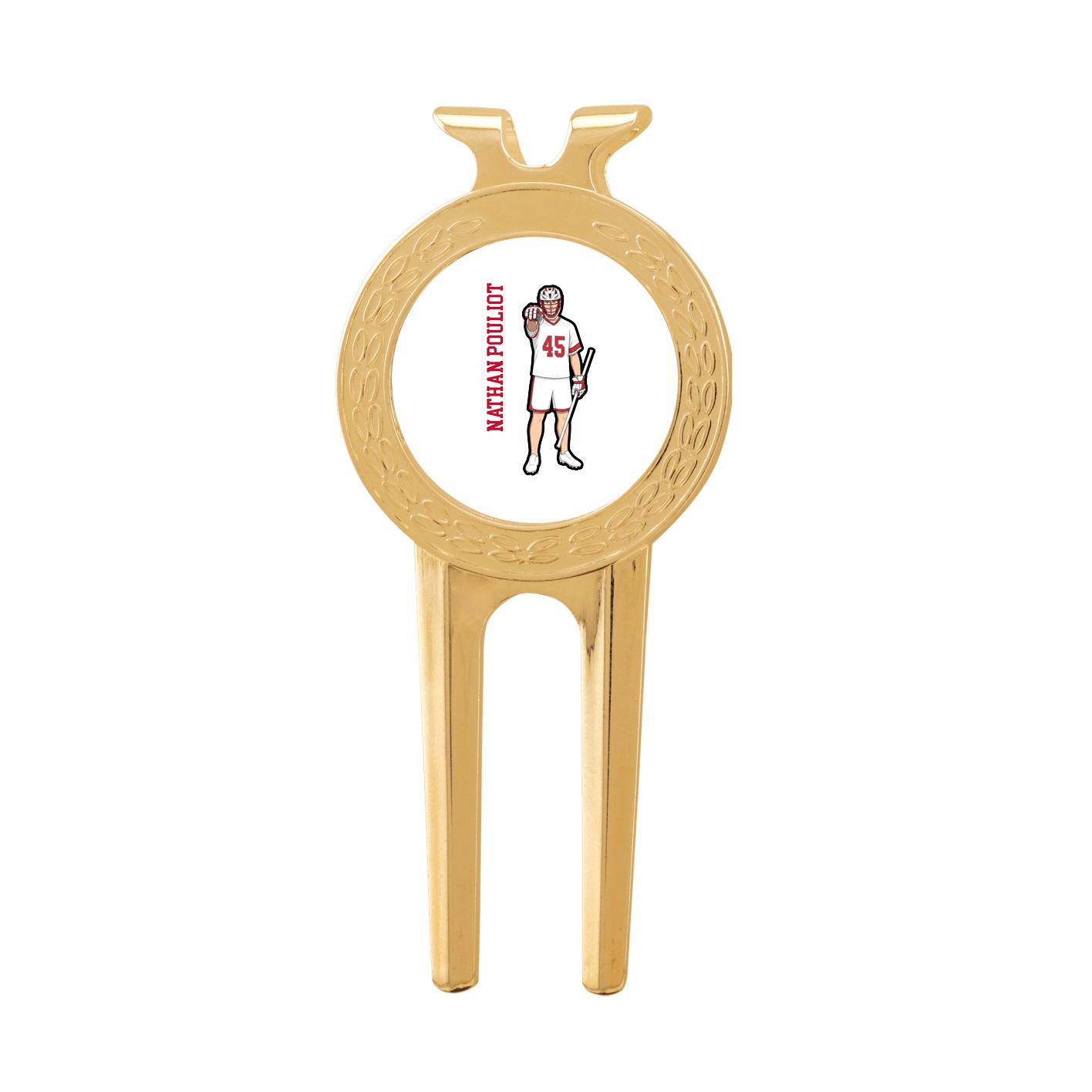 Divot Tool with Ball Marker — Name Vertical in Classic