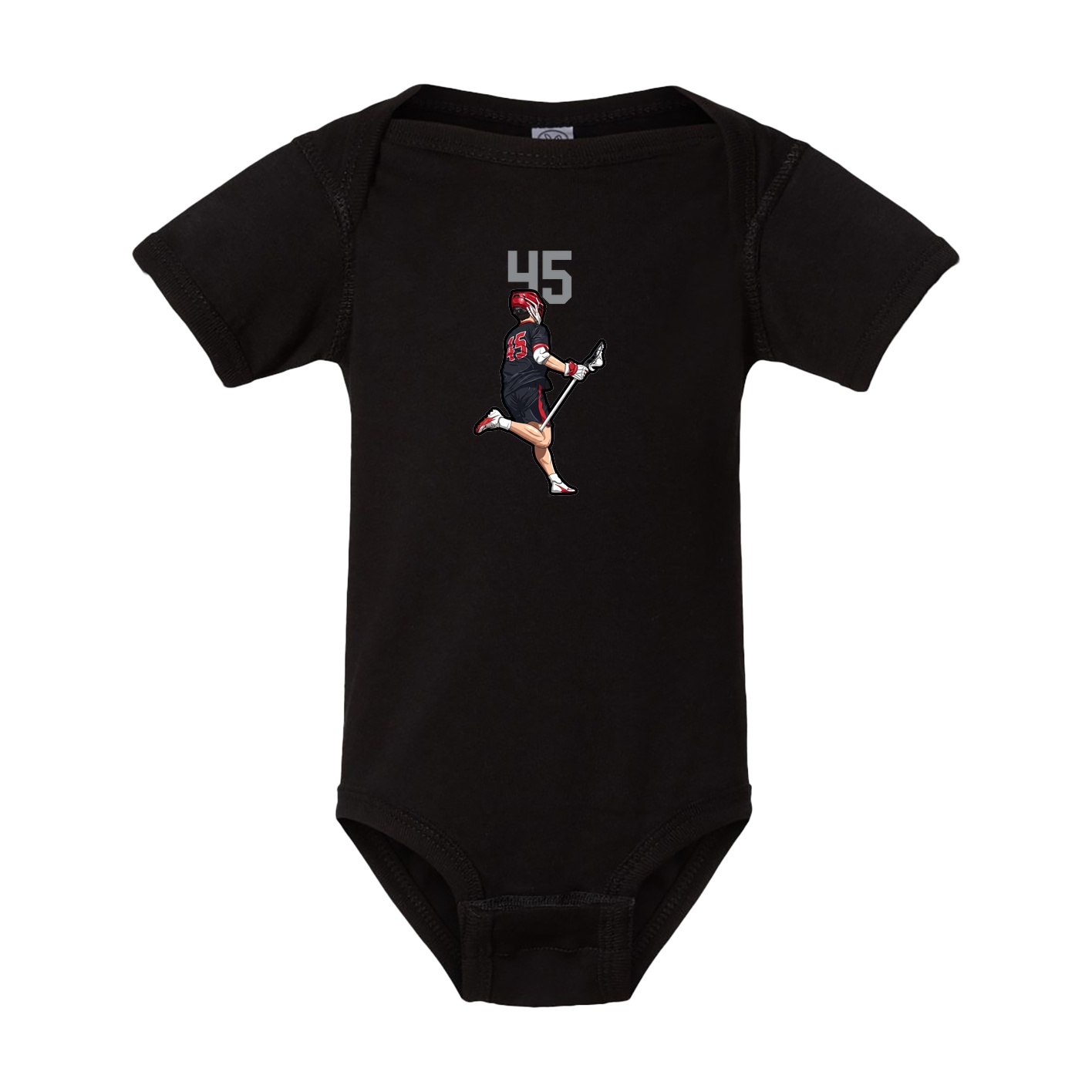 Baby Onesie — Number Top in Black