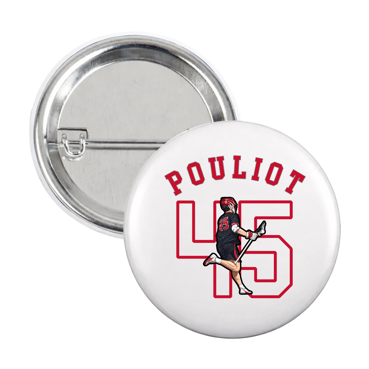 Game Day Button — Shirsey Arch in White