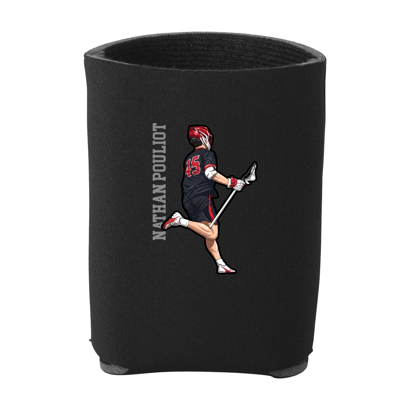 Can Holder — Name Vertical in Black