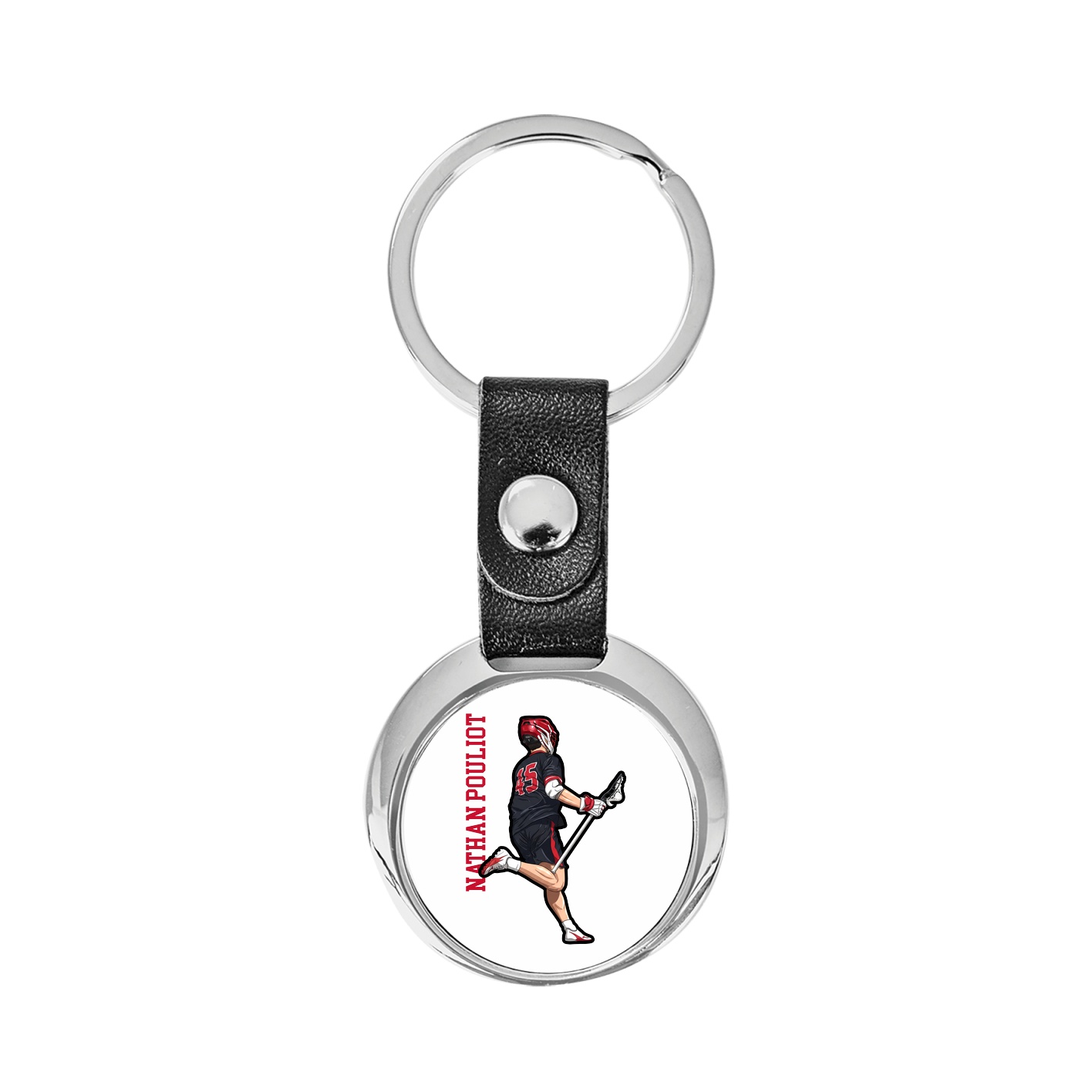 Key Chain — Name Vertical in Classic
