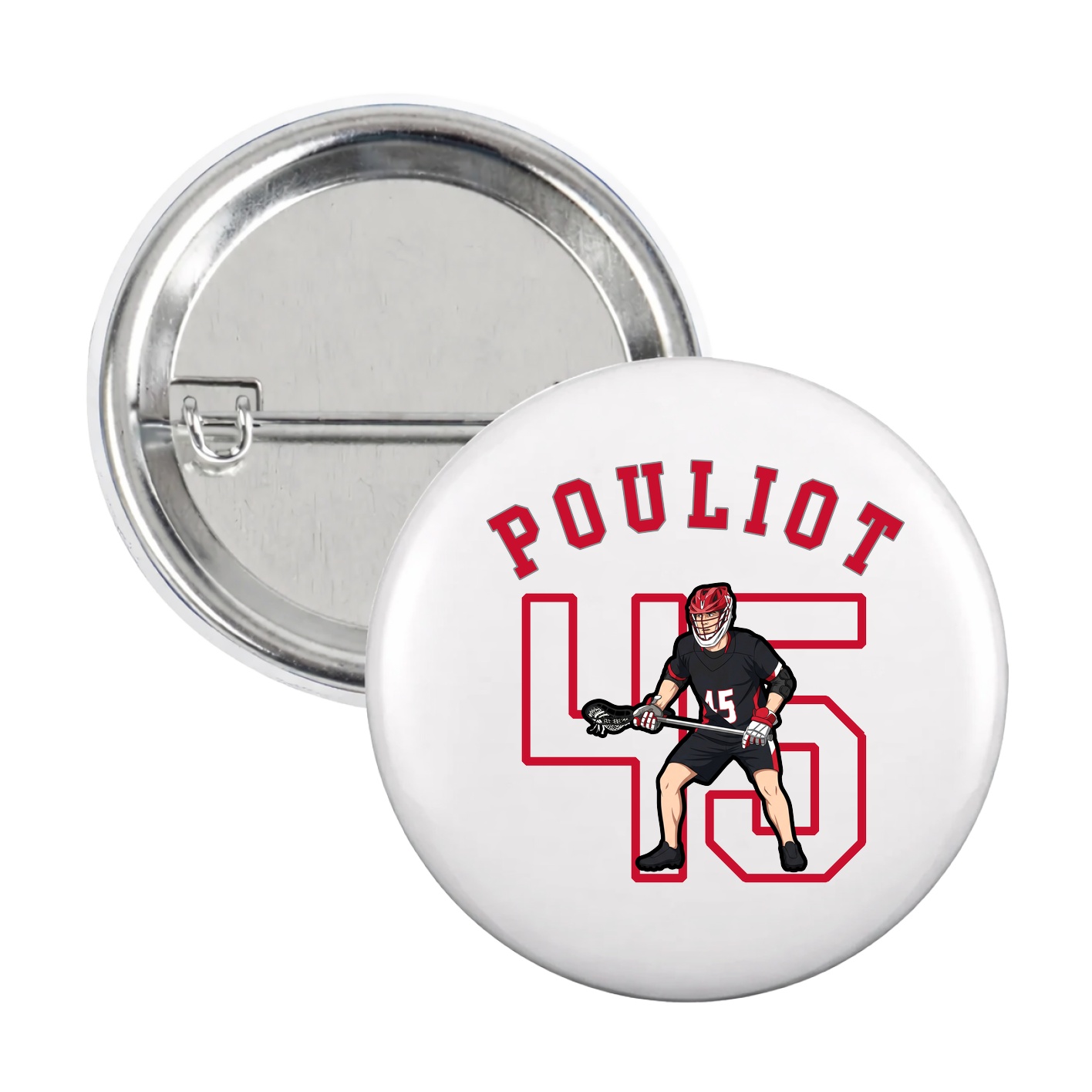 Game Day Button — Shirsey Arch in White