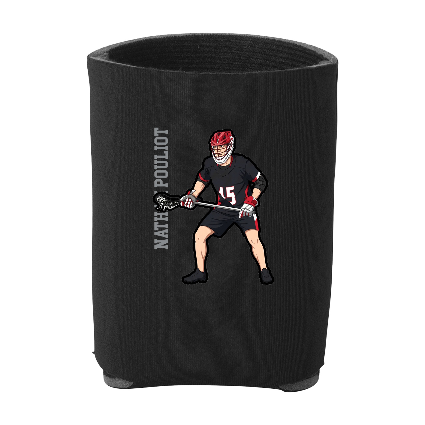 Can Holder — Name Vertical in Black