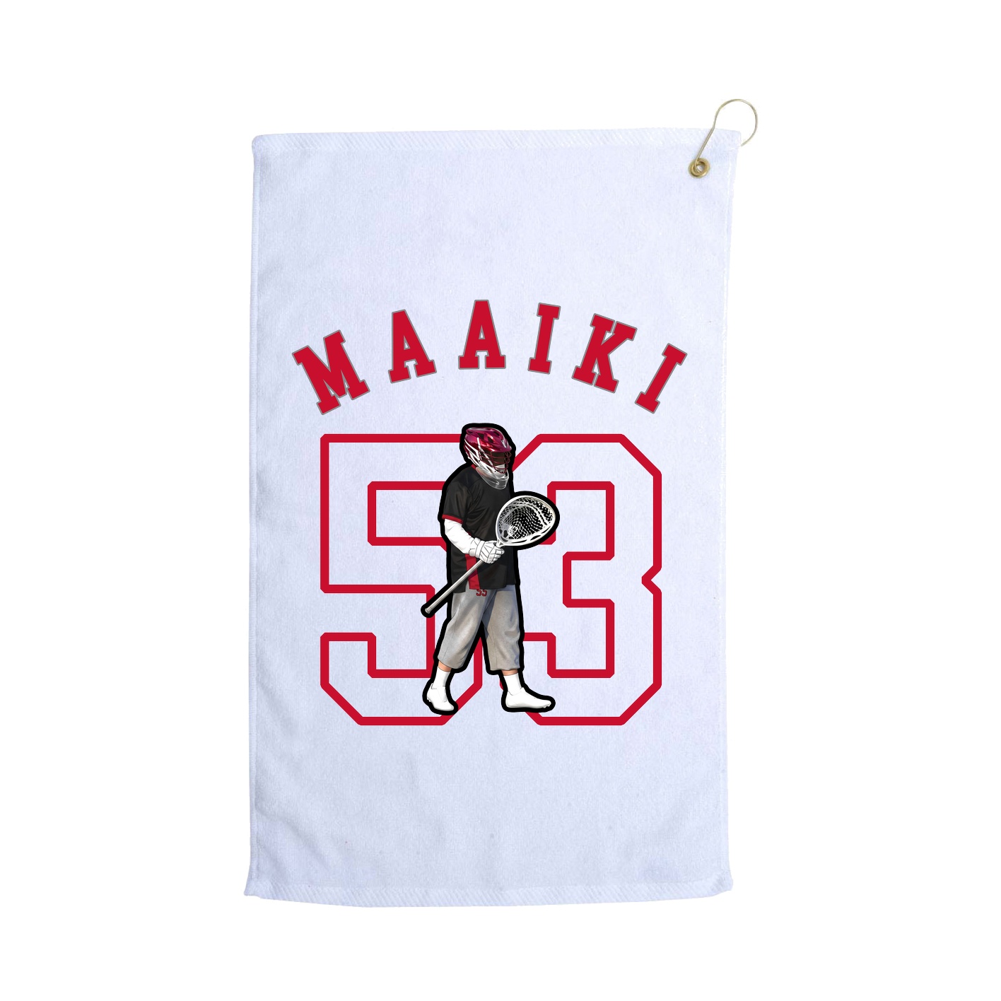 Golf Towel — Shirsey Arch in White
