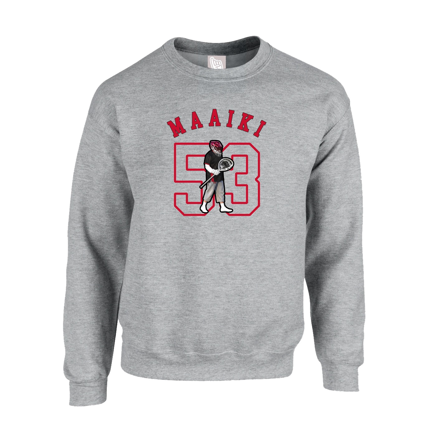 Fleece Crew — Shirsey Arch in Grey