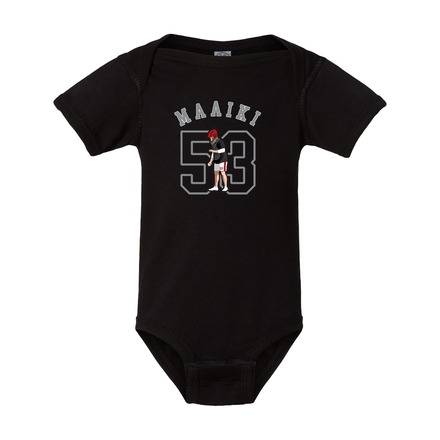 Baby Onesie — Shirsey Arch in Black