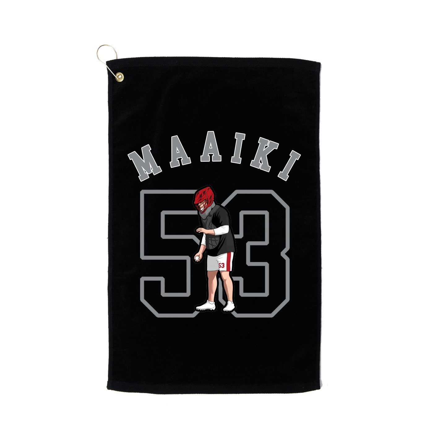 Golf Towel — Shirsey Arch in Black