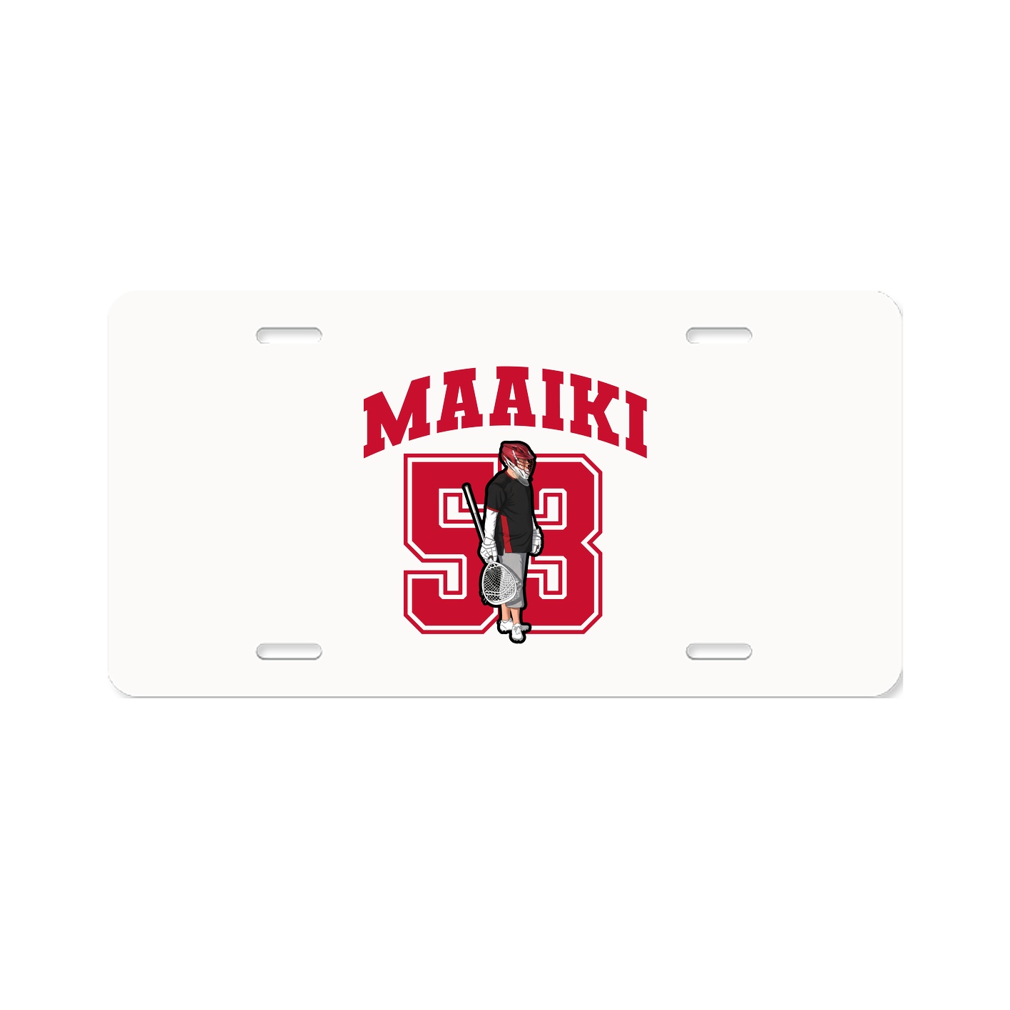 License Plate — Number in Classic