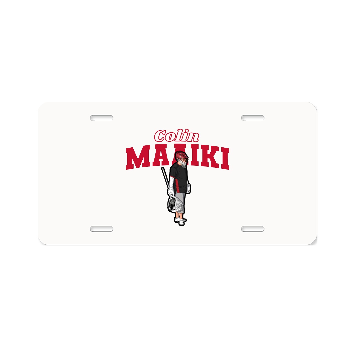 License Plate — Name Arch in Classic