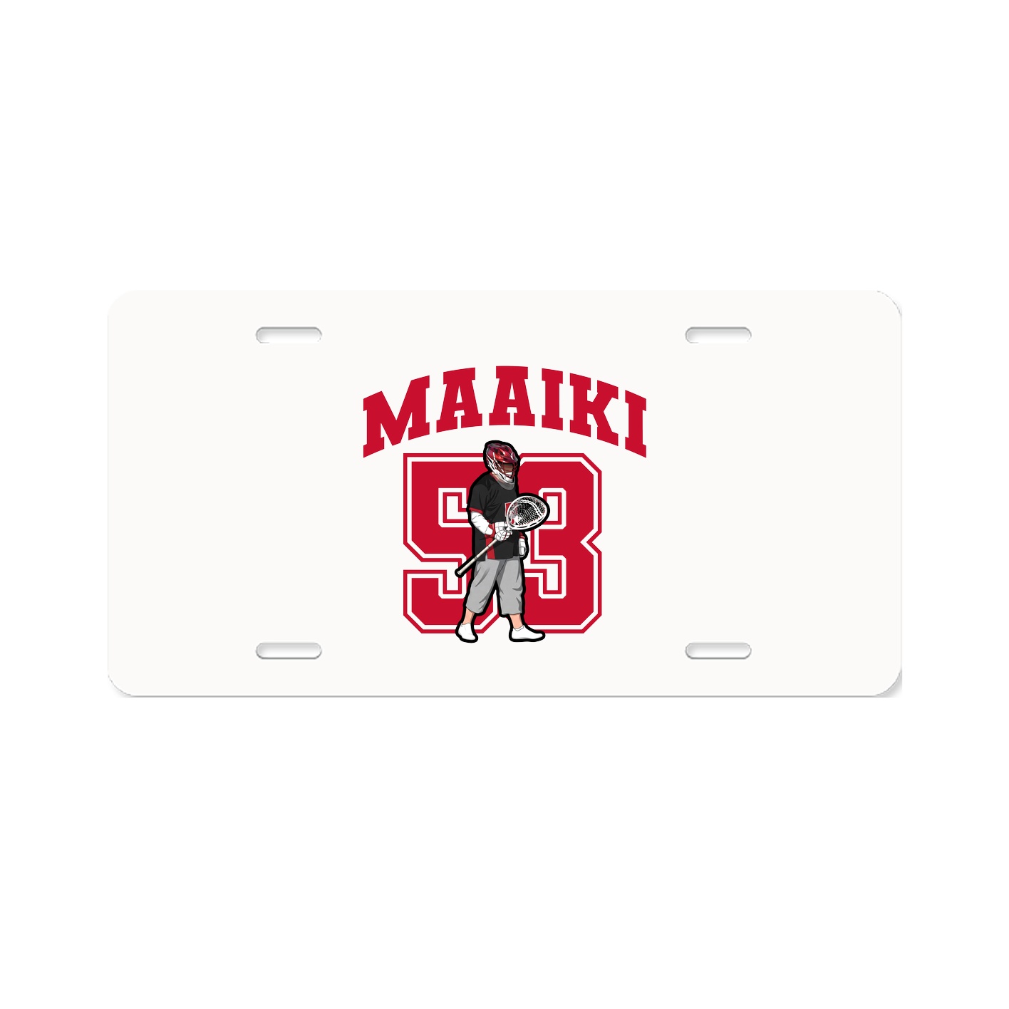 License Plate — Number in Classic