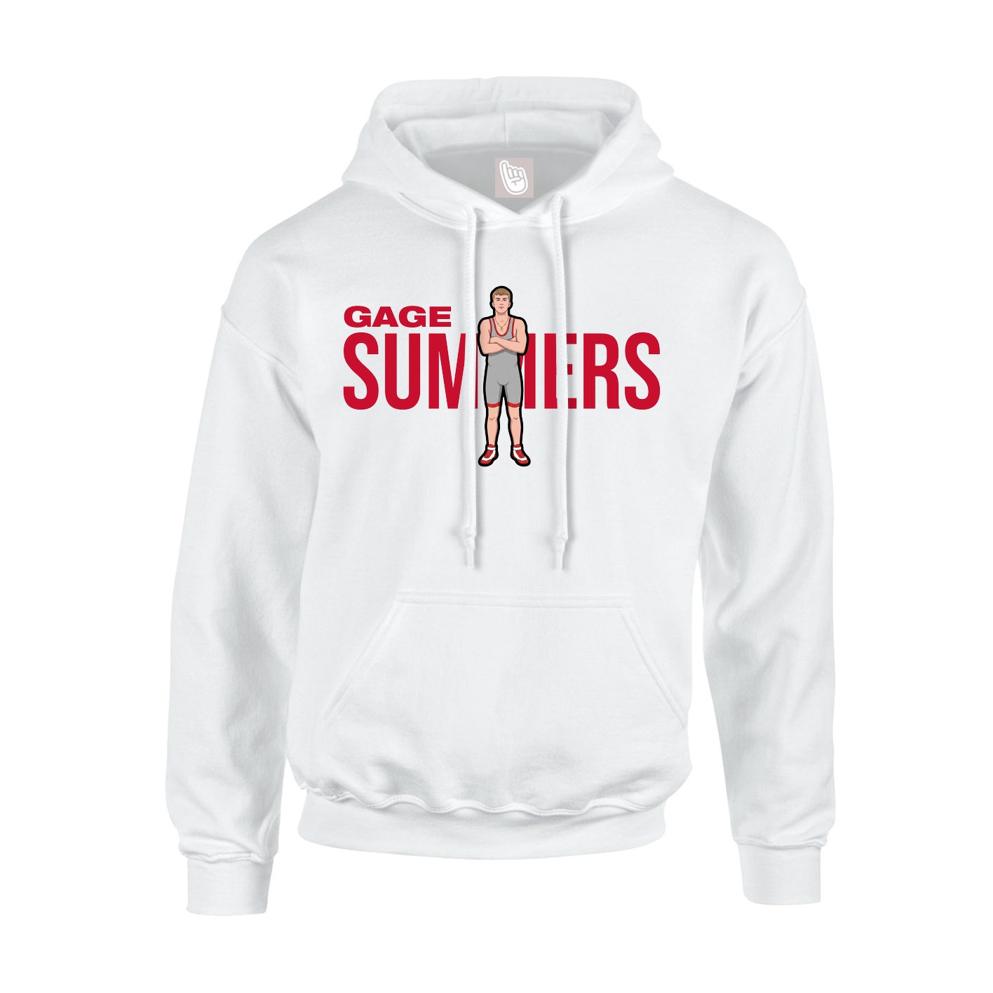 Hoodie — Player Name in White