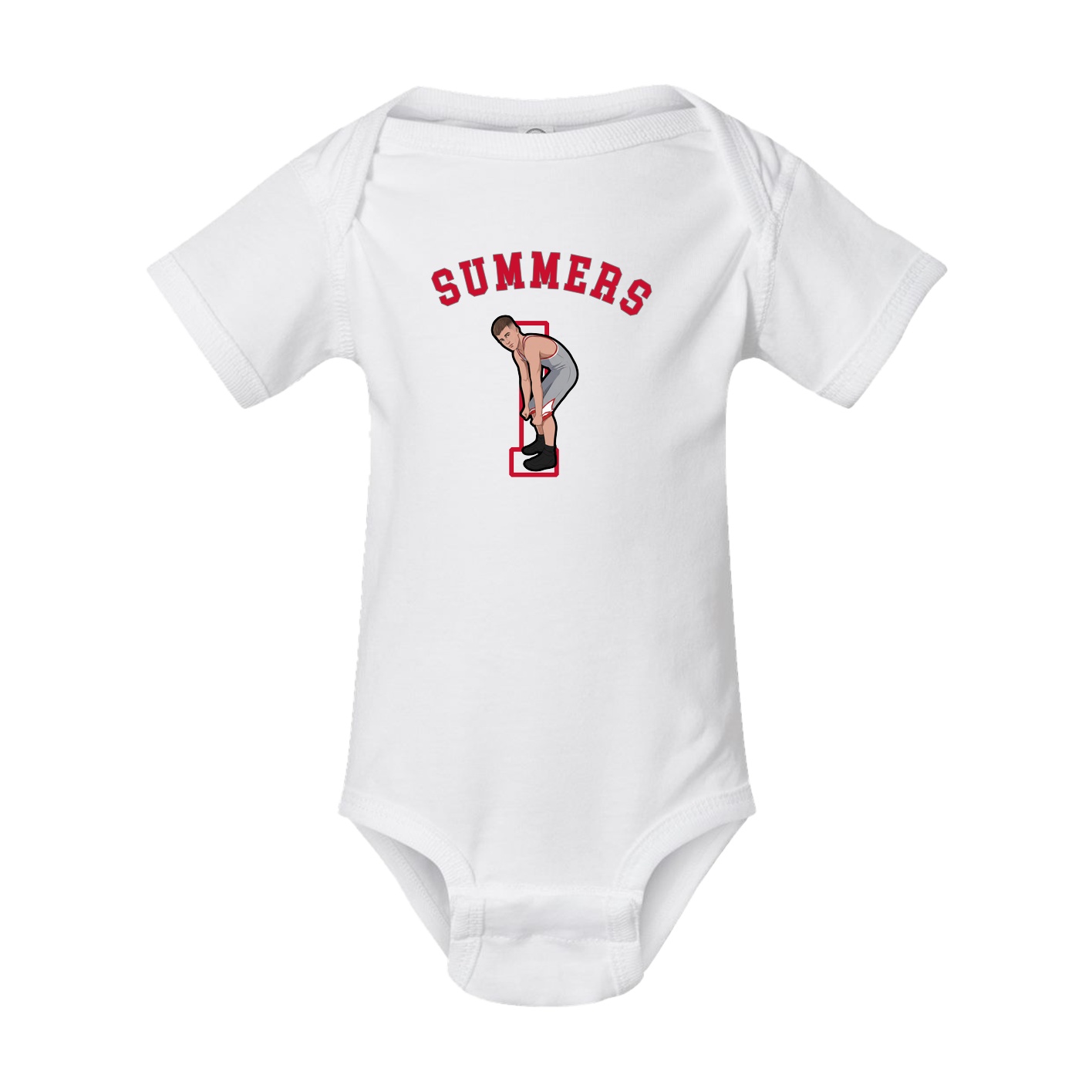 Baby Onesie — Shirsey Arch in White