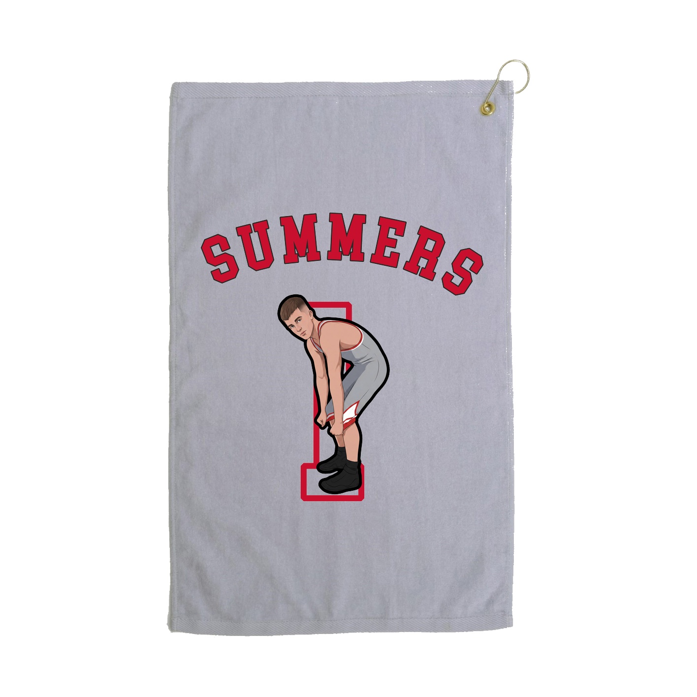 Golf Towel — Shirsey Arch in Grey
