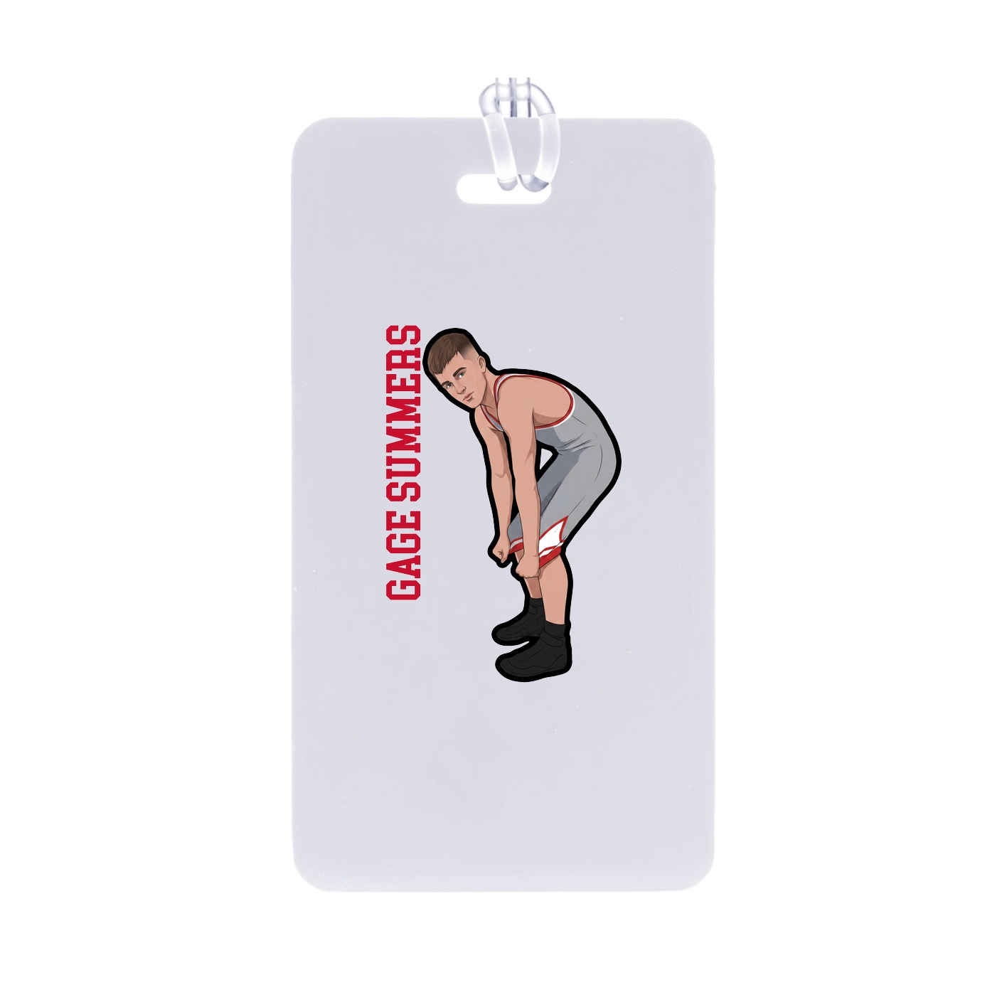 Bag Tag — Name Vertical in Classic