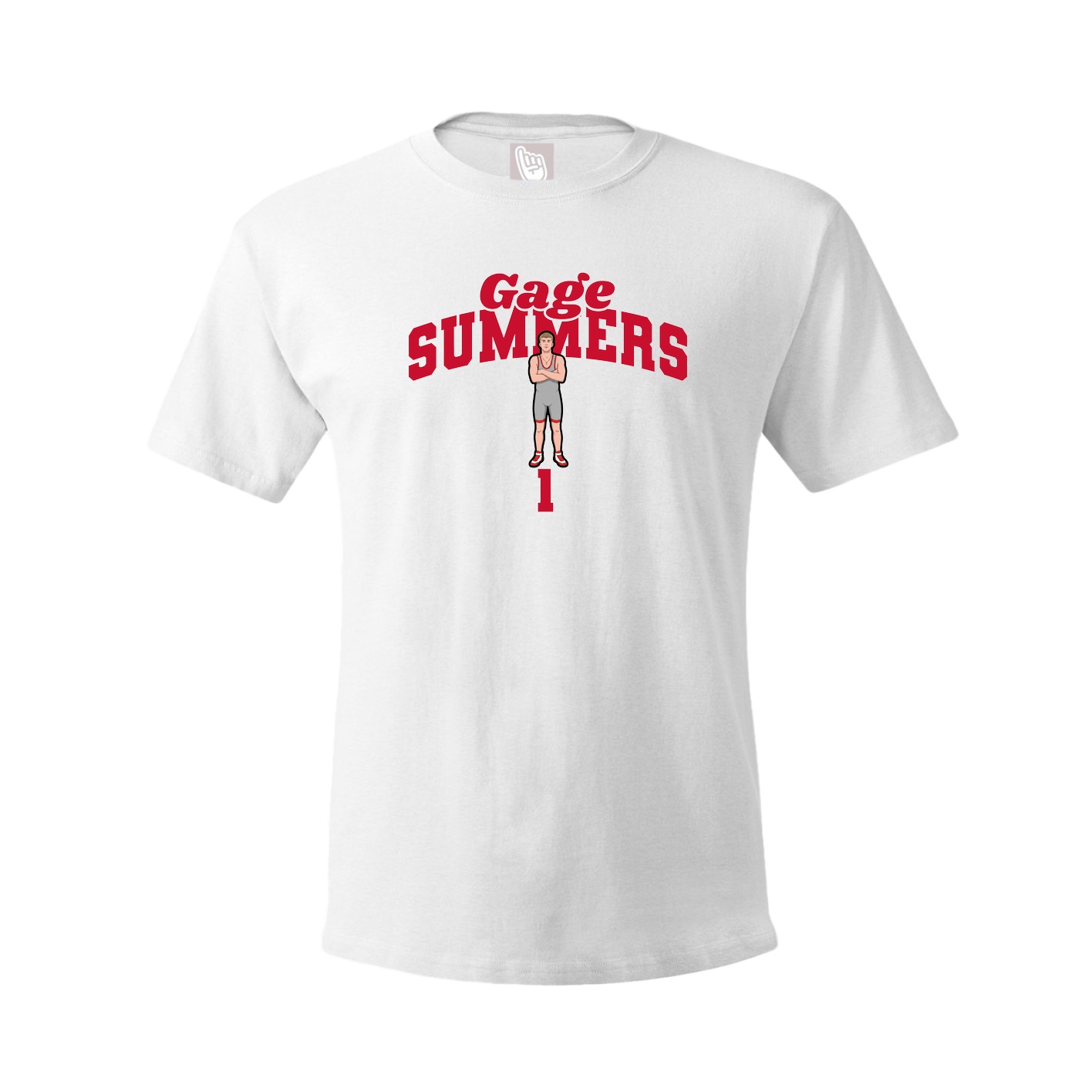 Youth Tee — Signature Arch in White