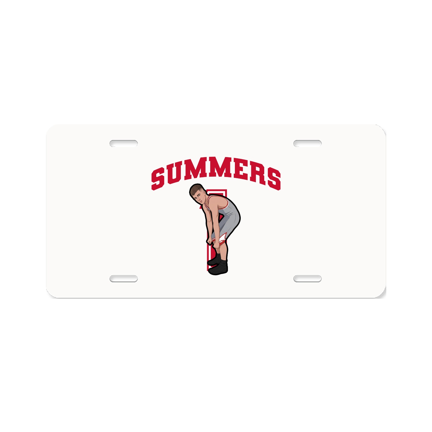 License Plate — Number in Classic