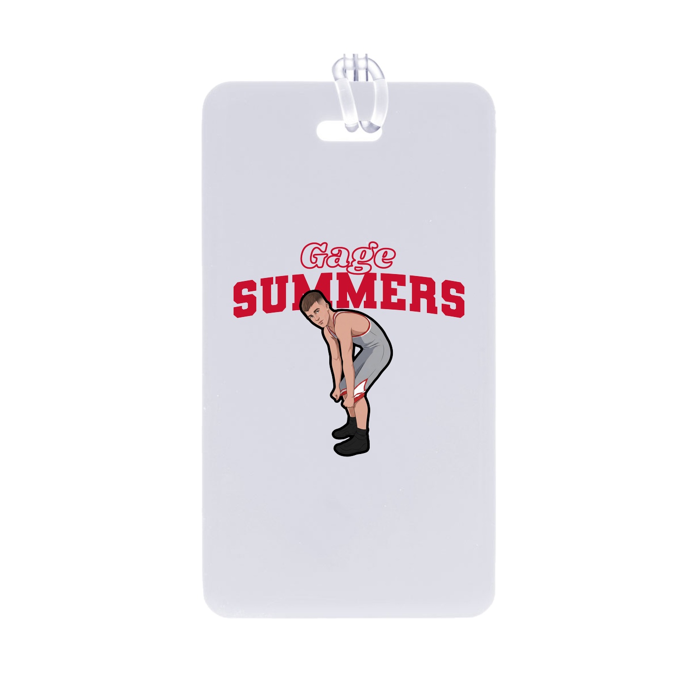 Bag Tag — Name Arch in Classic