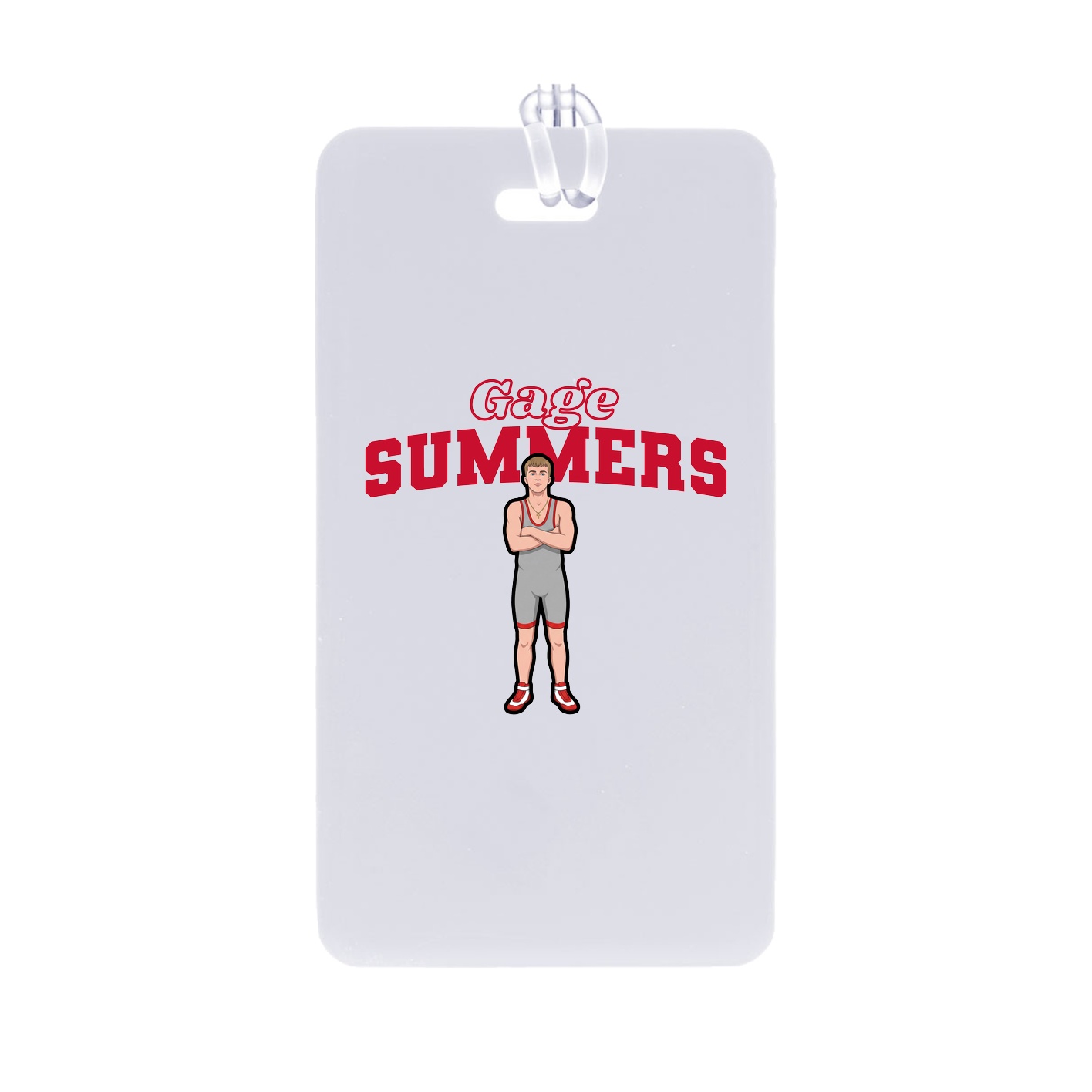 Bag Tag — Name Arch in Classic