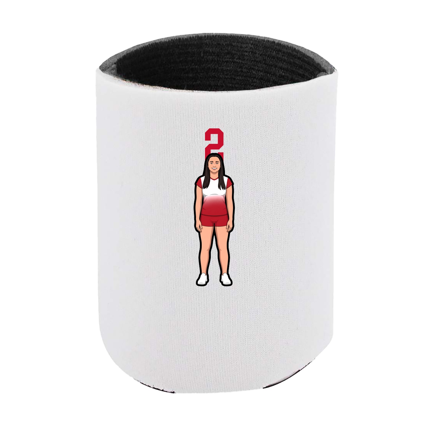 Can Holder — Number Top in White