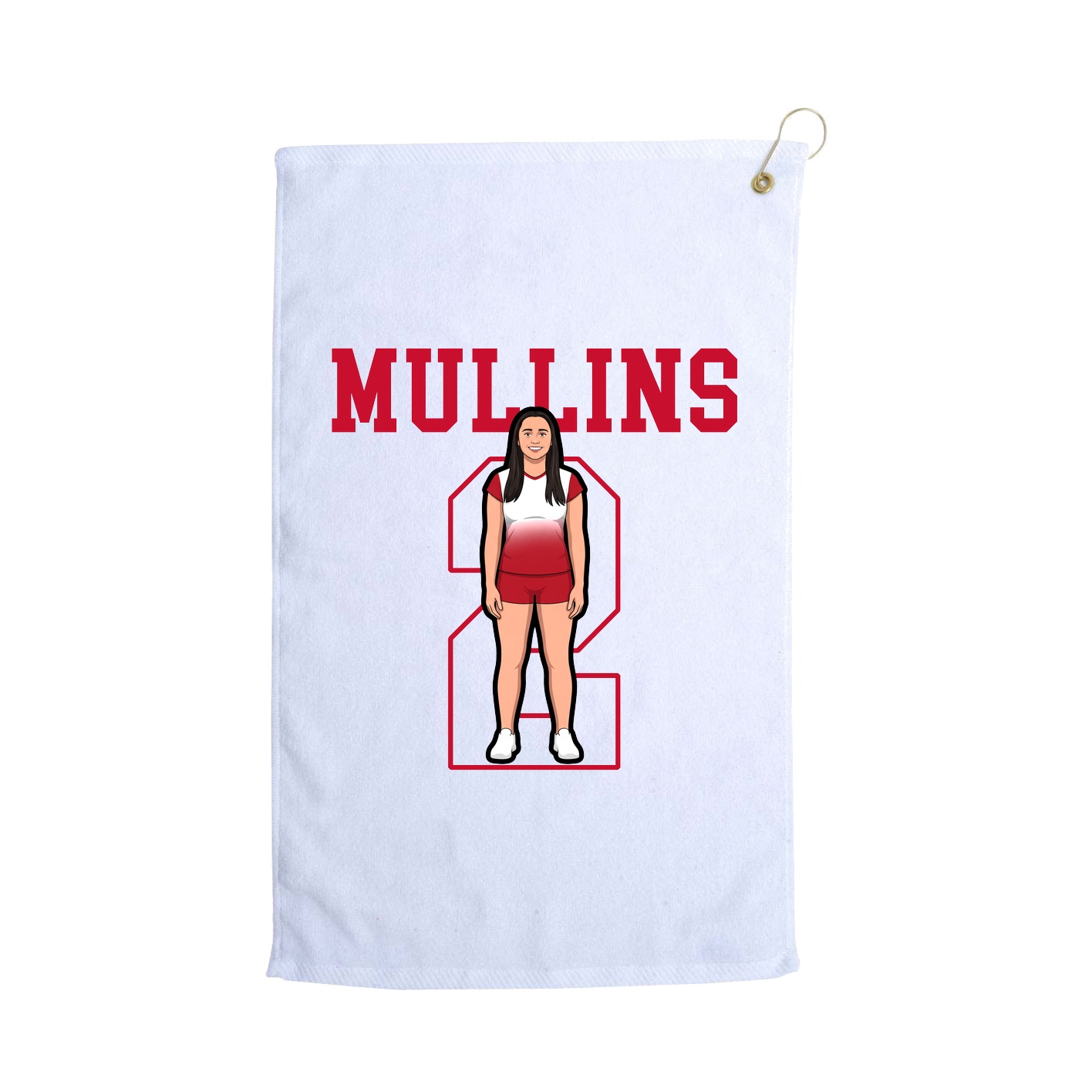 Golf Towel — Shirsey in White