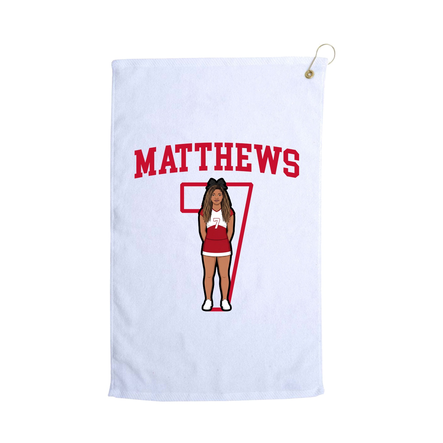 Golf Towel — Shirsey in White