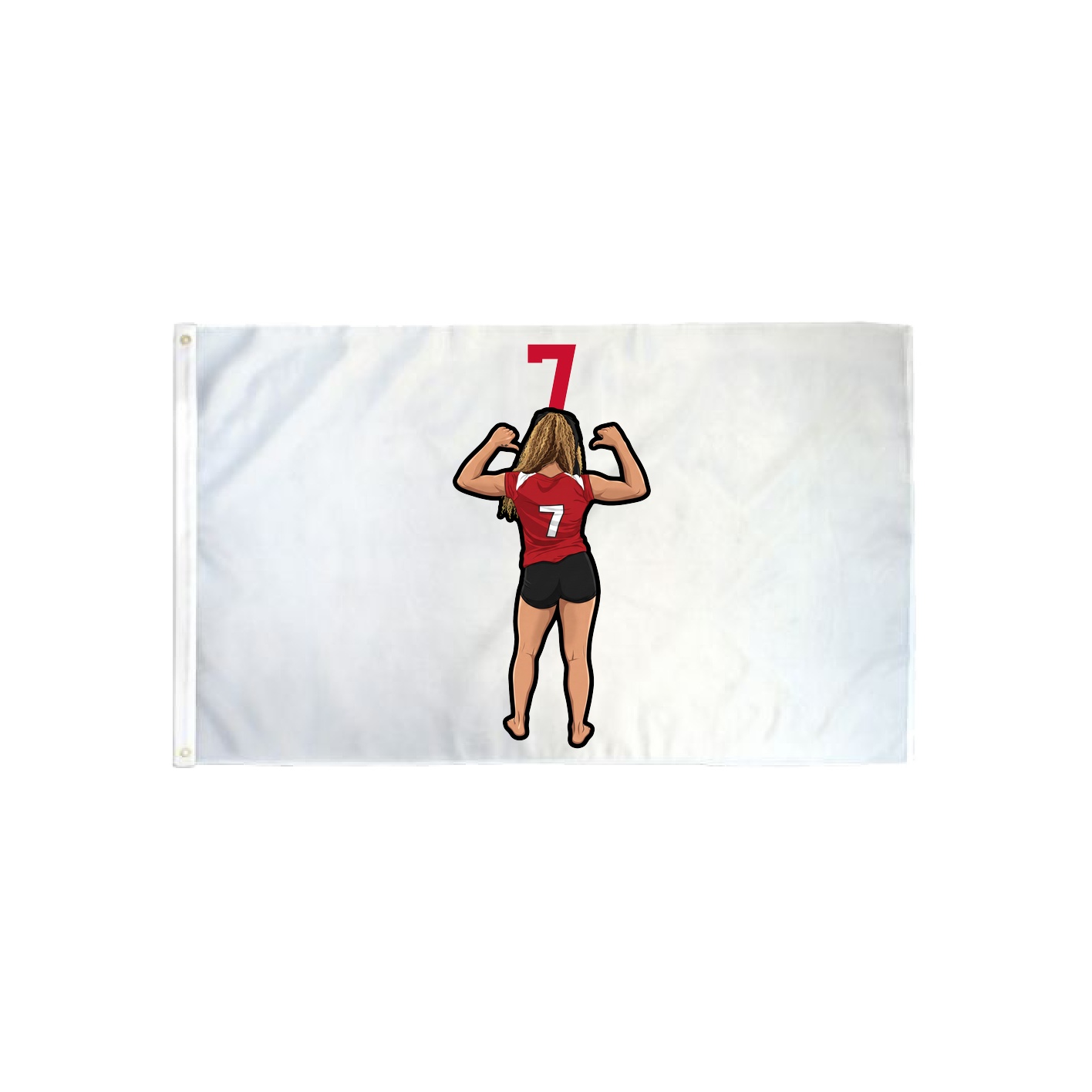 3x5 Flag — Number Top in Classic