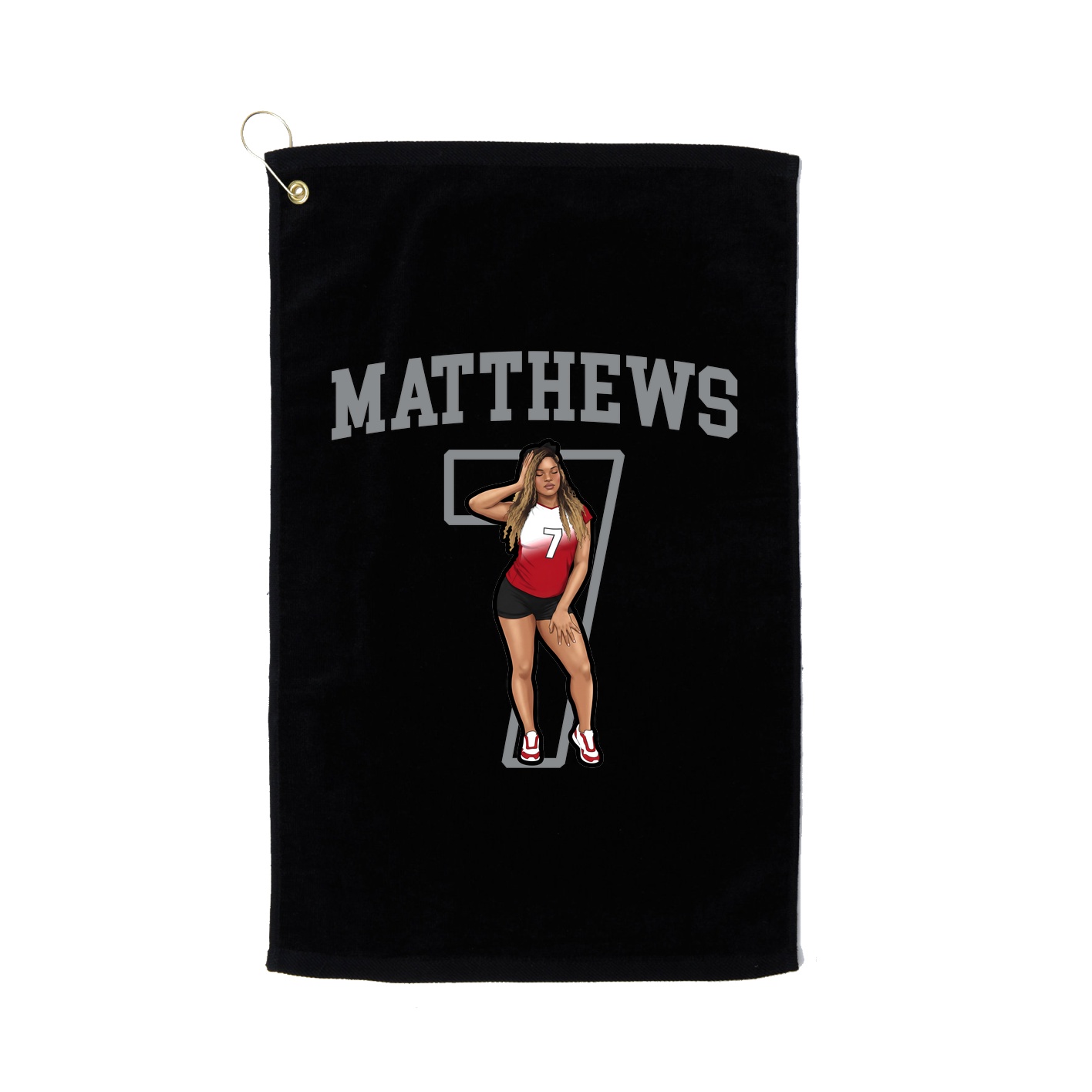 Golf Towel — Shirsey in Black