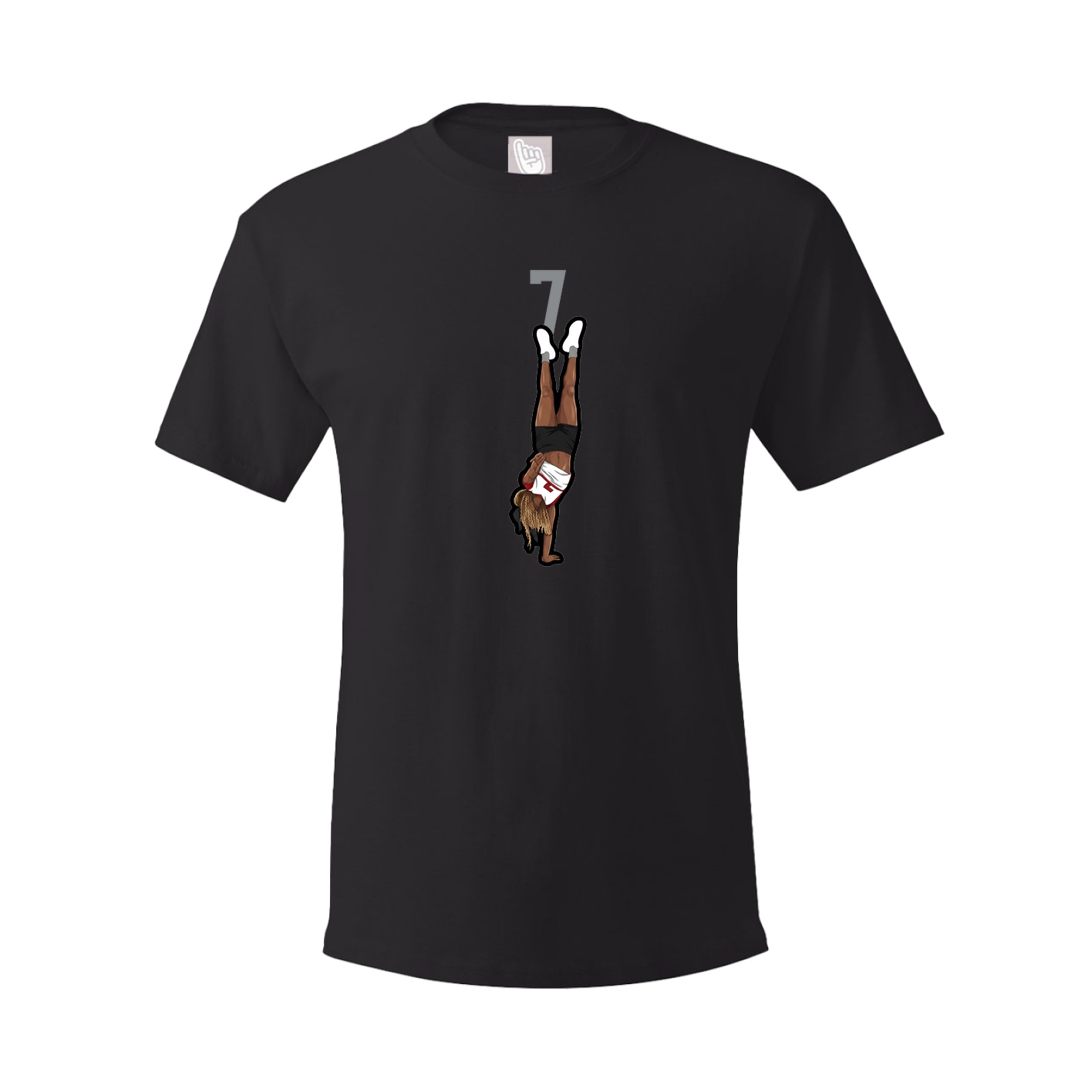 Youth Tee — Number Top in Black