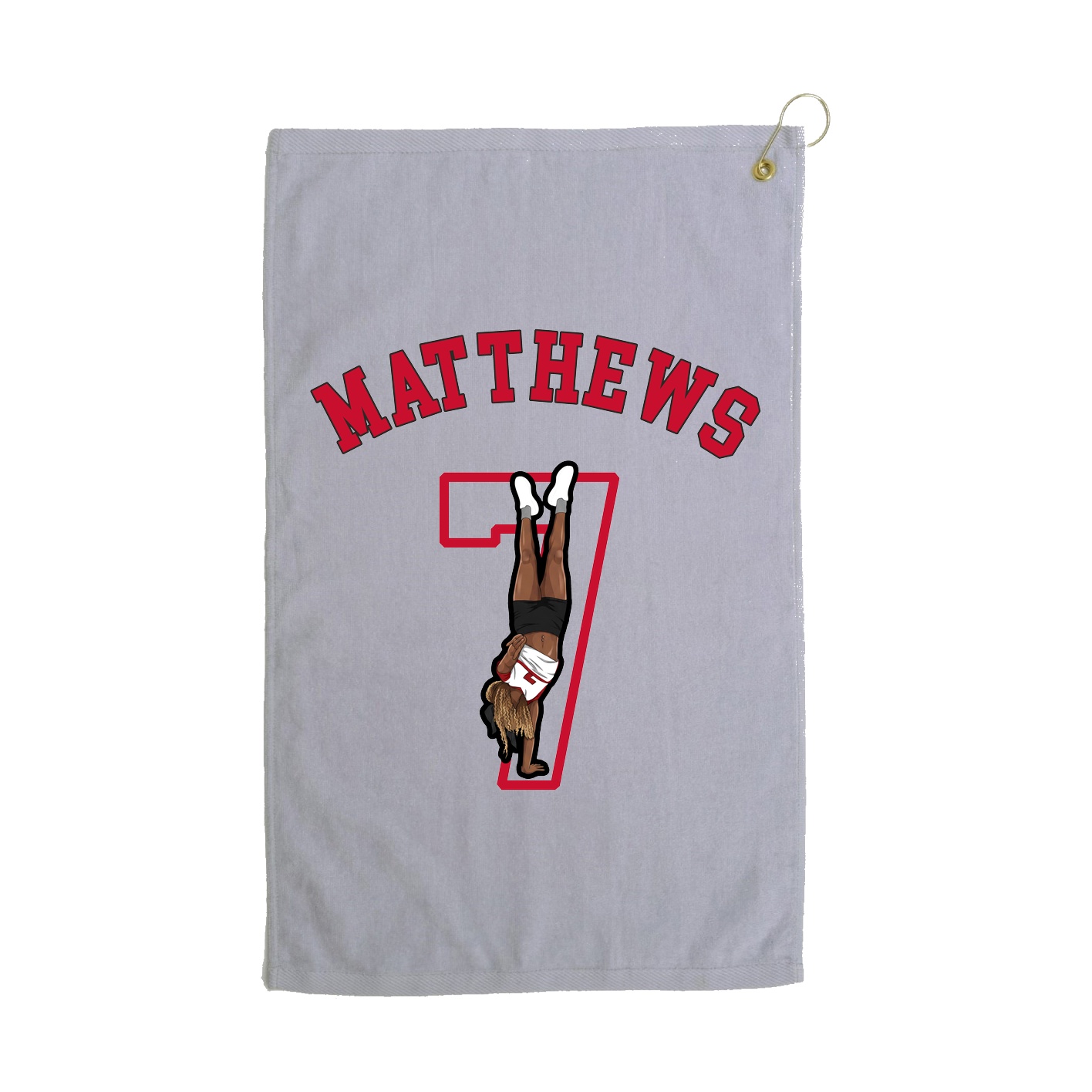 Golf Towel — Shirsey Arch in Grey
