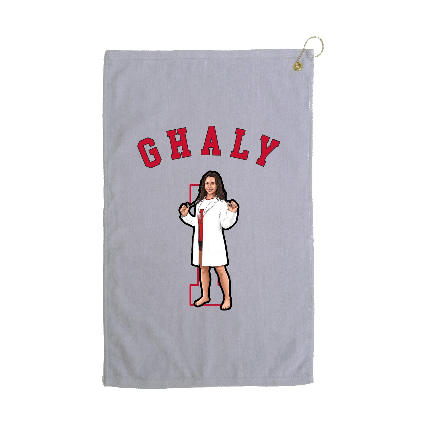 Golf Towel — Shirsey Arch in Grey