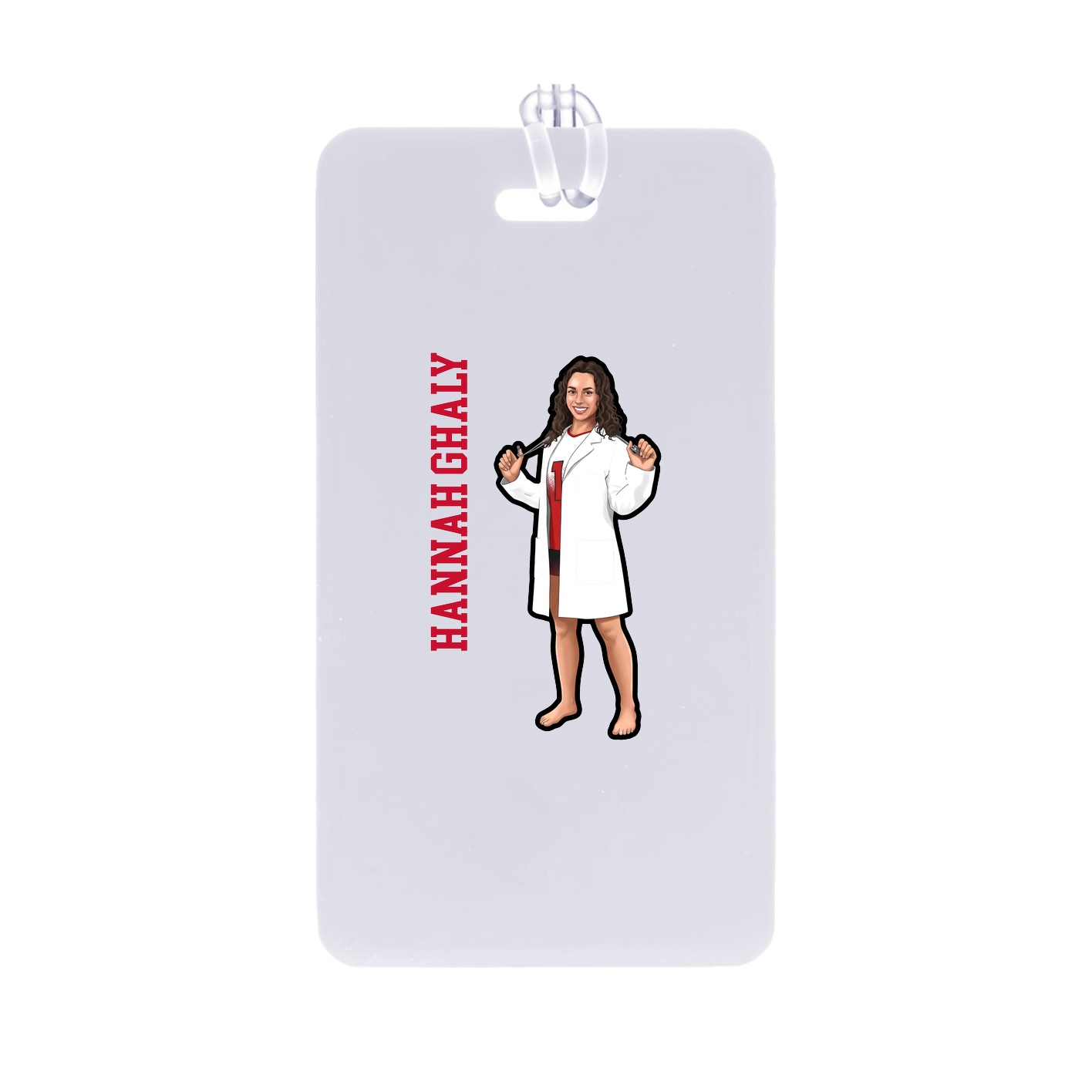 Bag Tag — Name Vertical in Classic