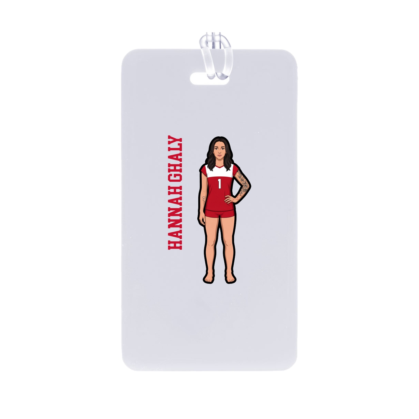 Bag Tag — Name Vertical in Classic