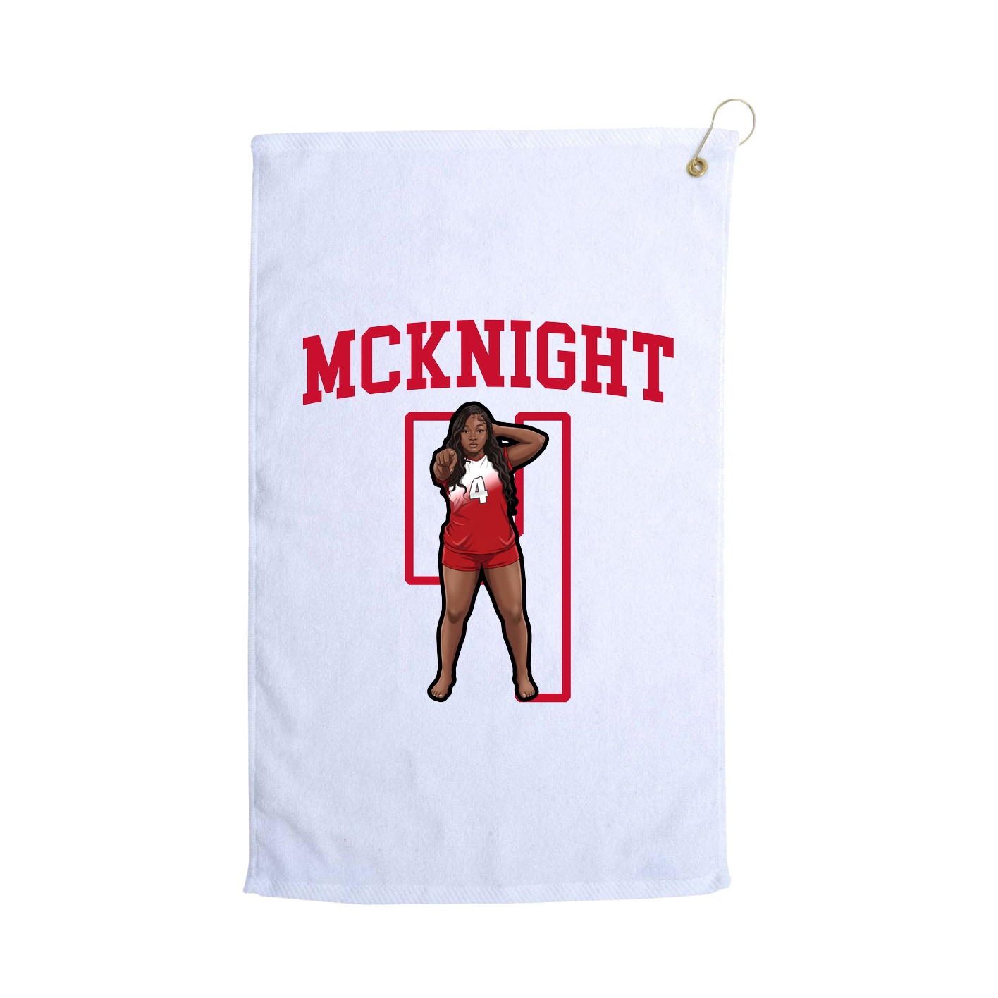 Golf Towel — Shirsey in White