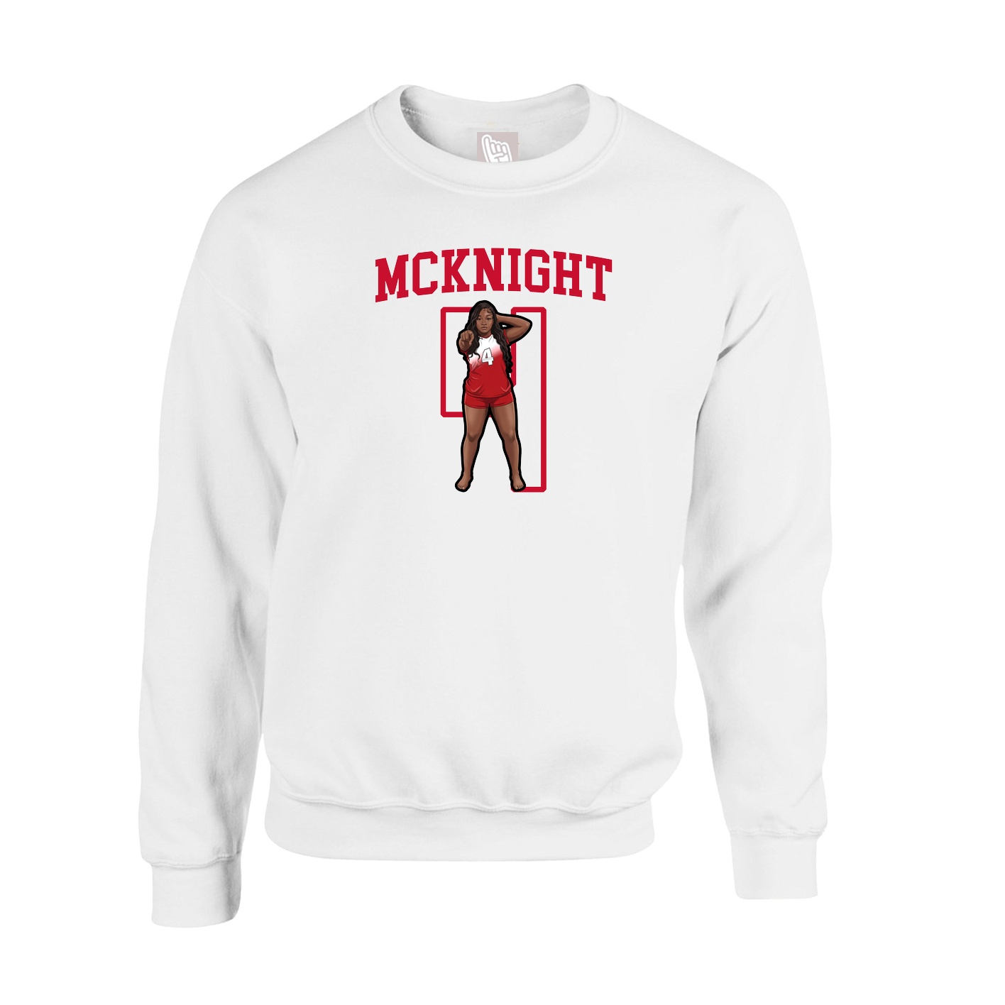 Fleece Crew — Shirsey in White