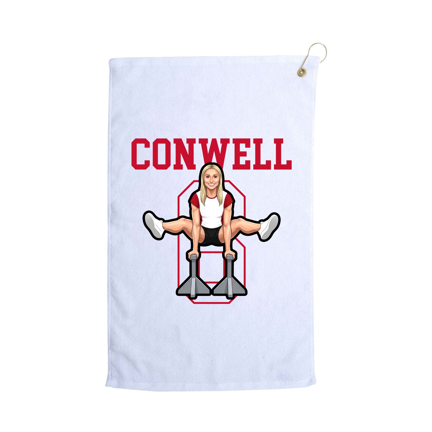 Golf Towel — Shirsey in White